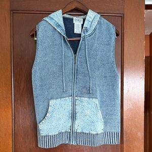 Vintage Denim Knit Vest